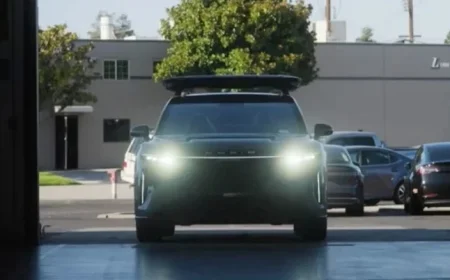 Uber Launches Lucid Gravity Robotaxis in First Market