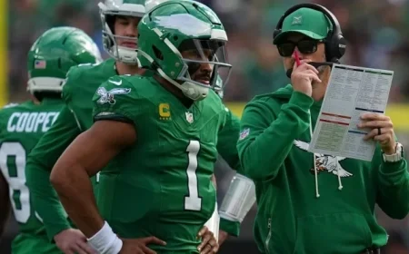 Eagles Offense Achieves Season’s First Balanced Performance in Film Review