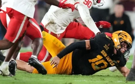 Arizona State’s QB Sam Leavitt Injured Ahead of Iowa State Clash