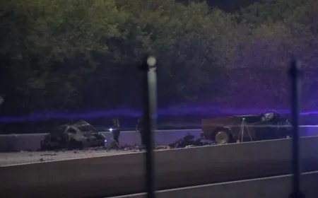 Wrong-Way Driver Dies in Fiery I-10 Katy Freeway Crash, Causes Hours-Long Closure