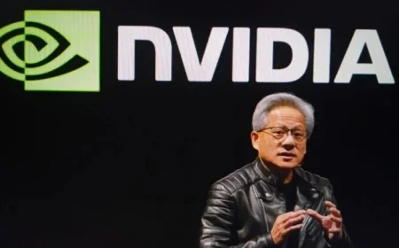 Nvidia stock rockets past $5 trillion: NVDA price surges, AI wins stack up, and Jensen Huang’s net worth leaps
