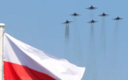 Polish Air Force Intercepts Russian Surveillance Plane Over Baltic Sea