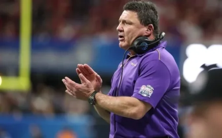 Ed Orgeron Discusses Interest in LSU Head Coaching Position