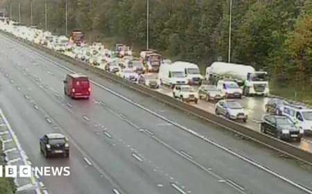M62 Multi-Vehicle Crash Disrupts Greater Manchester Rush Hour Traffic