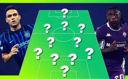 Inter-Fiorentina Predicted Lineups: Sucic Opportunity, Esposito to Start?