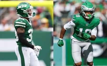 Eagles Trade John Metchie III to Jets for Michael Carter II