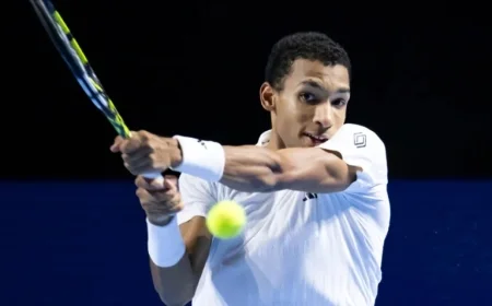 Auger-Aliassime Defeats Müller in Paris Tournament