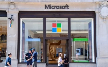 Microsoft Shares Dip Despite Surpassing Q1 Expectations (MSFT:NASDAQ)