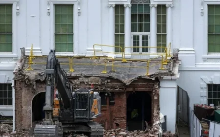 White House Ballroom Contractors Operate Secretly Underground