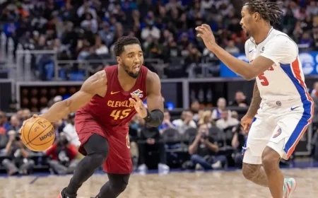Cavs’ Donovan Mitchell Out with Hamstring Tightness Against Celtics