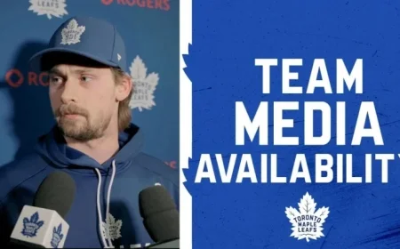 Maple Leafs Discuss Strategy Ahead of Columbus Clash on October 29, 2025