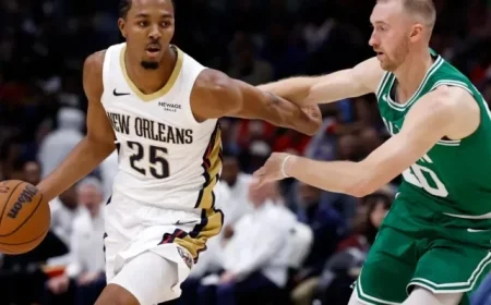 Sam Hauser Strengthens Defensive Game with Impactful Performance