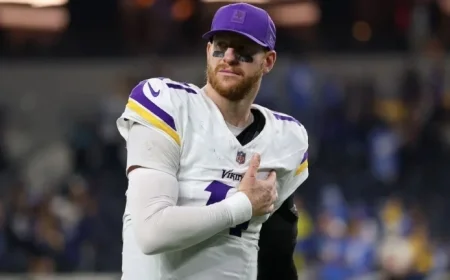 Vikings’ Wentz Determined to Play Through Pain in TNF Game