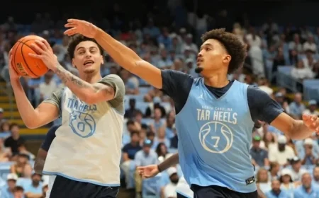 UNC vs Winston-Salem State: Time, TV Channel for Exhibition Basketball Game