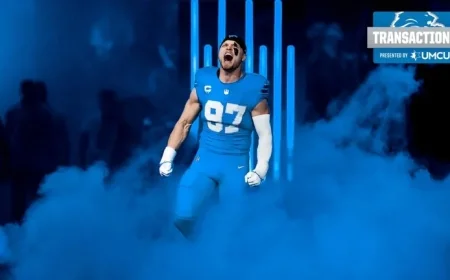 Detroit Lions Extend EDGE Aidan Hutchinson’s Contract Through 2030 Season