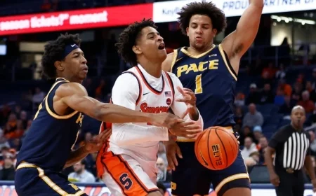 Syracuse Secures Late Victory Against Pace in Lackluster Exhibition Match