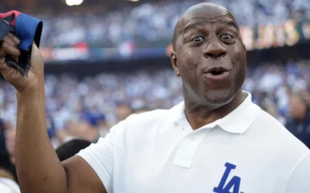 Kevin Gausman Jokes About Magic Johnson’s Tweet on Blue Jays-Dodgers Series
