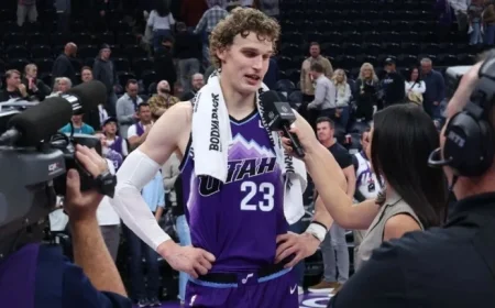 Markkanen Becomes First Jazz Player to Score 50 Since Malone