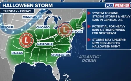 NYC weather forecast: wind and rain Thursday, blustery Halloween, and a breezy but bright marathon Sunday