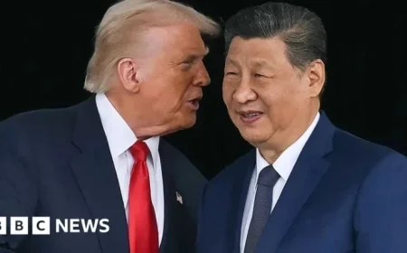 Trump and Xi’s Brief 73-Second Meeting Captures Global Attention