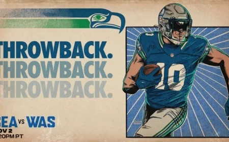 Seahawks Debut Throwback Jerseys in Primetime Clash with Commanders