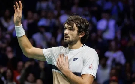 Vacherot Defeats Cousin Again After Shanghai Victory