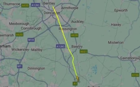 Police Respond to Helicopter Crash Near Doncaster