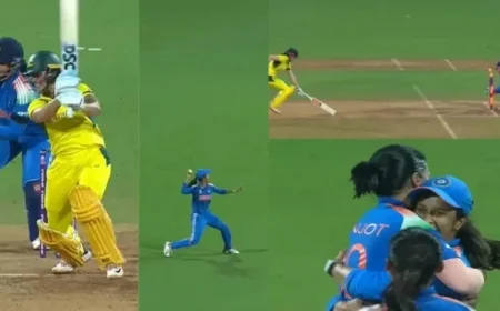 Jemimah Rodrigues’ Stunning Throw Runs Out Tahlia McGrath in World Cup Semis