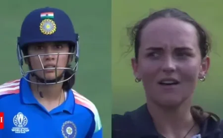 Mandhana’s LBW Dismissal Overturned, Leaves New Zealand Stunned