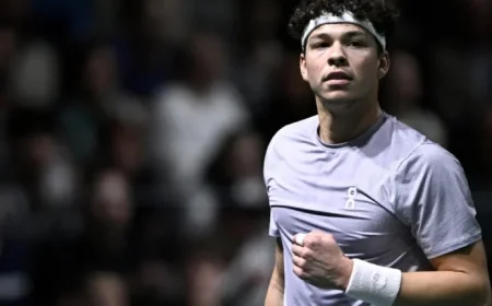 Shelton Defeats Rublev to Advance to Paris Masters Quarterfinals