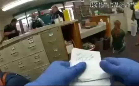 Bodycam Captures Teacher’s Reaction After Being Shot by 6-Year-Old Student