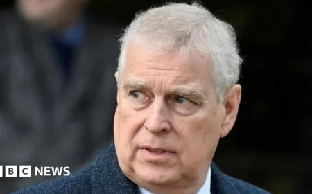 Prince Andrew Stripped of Title, Relocates from Royal Lodge