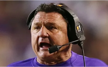 Ed Orgeron Hints at Possible LSU Comeback