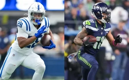 Jonathan Taylor, Jaxon Smith-Njigba Shine as October Players of the Month