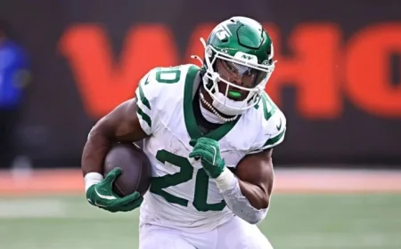 Breece Hall’s Stellar Performance Secures Place in Jets’ Long-Term Plans