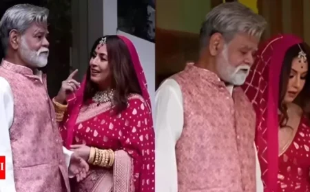 Mahima Chaudhry and Sanjay Mishra Stun the Web as Bride and Groom