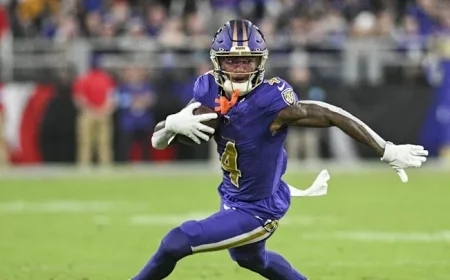 Zay Flowers Heads Home: Ravens WR Draws Spotlight Ahead of Thursday Night Test in Miami