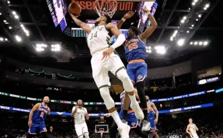 Giannis Revels in Sweeping Knicks After Season Victory