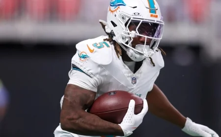 Ollie Gordon’s rookie arrow points up after first NFL touchdown and expanded Week 8 role