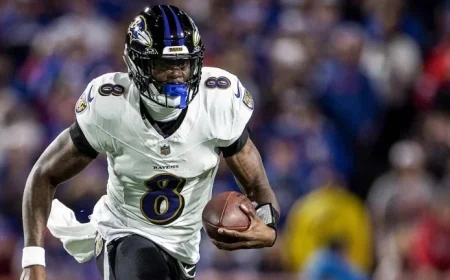 Lamar Jackson Returns; Ravens Announce Healthy Inactive Players