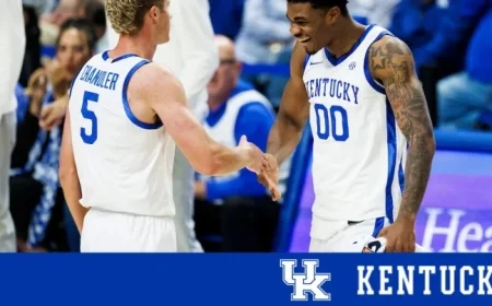 UK Sports Network Covers Kentucky vs Georgetown Basketball Exhibition – UK Athletics