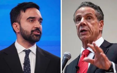 Zohran Mamdani Leads Andrew Cuomo by 25 Points in NYC Mayoral Poll