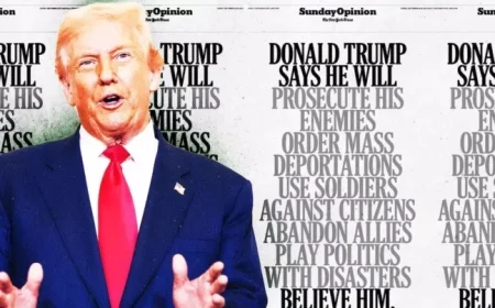 Trump Confirms Fears as Chilling NYT Cover Goes Viral