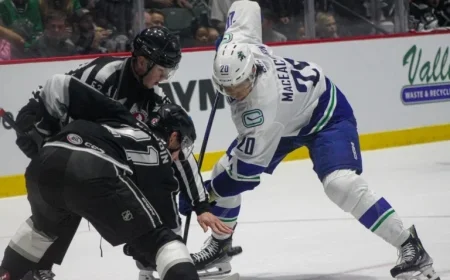 Mackenzie MacEachern Set for Vancouver Canucks Debut Against St. Louis Blues