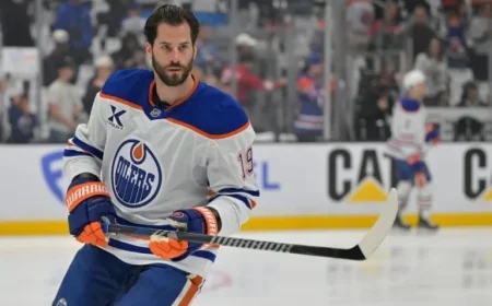 Edmonton Oilers Celebrate Adam Henrique’s 1,000th NHL Game Milestone