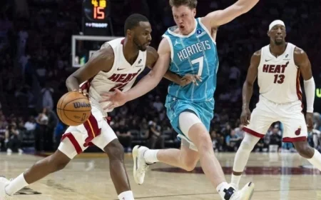 Comfortable Wiggins Shines; Powell Doubtful; Jaquez, Mitchell Spark Heat Victory