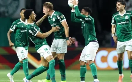 Watch Palmeiras Score Against LDU in First Half Highlights