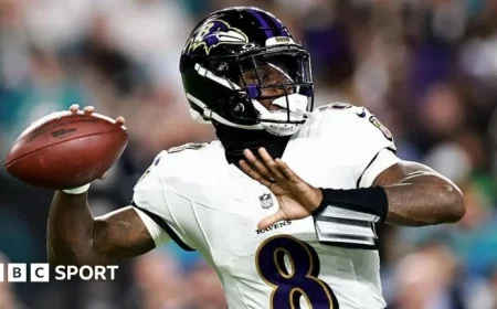 Lamar Jackson Propels Baltimore Ravens to Victory Over Miami Dolphins