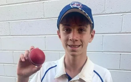 Australian Teen Cricketer Dies After Ball Strikes Him