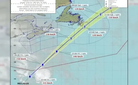 Wet Halloween Forecast as Melissa’s Remnants Combine with Low Pressure System